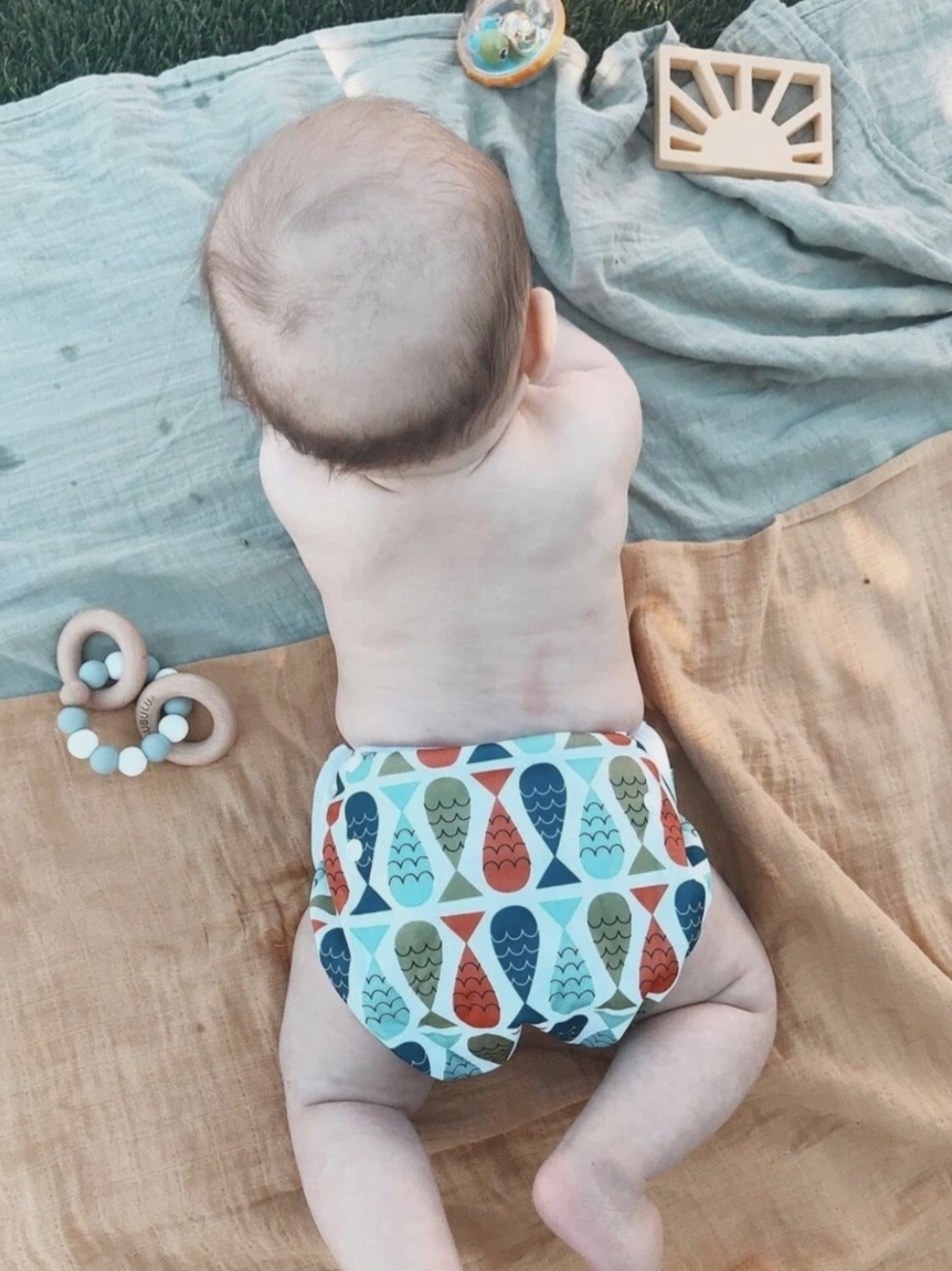 Beau & Belle Nageuret Reusable Swim Diaper, Nb-4T (8-36lbs)
